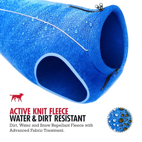 Insulated Fleece Sweater for Dogs (Large / Heather Blue)