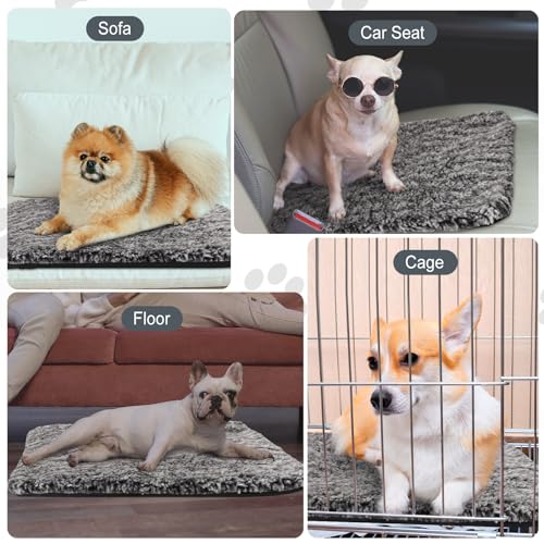 4 Pack Self Warming Cat Mat for Pets (16 x 20 Inch / Gray)