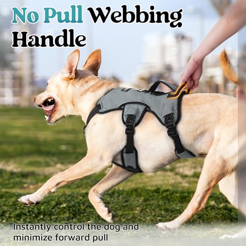 Escape Proof Dog Harness for X (Grey / X-Large)
