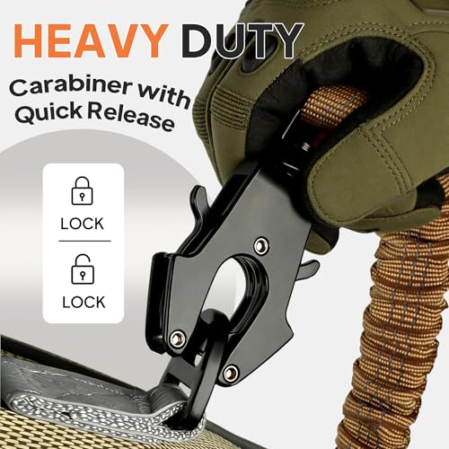 Heavy Duty Dog Leash for Large Dogs that Pull (Brown)