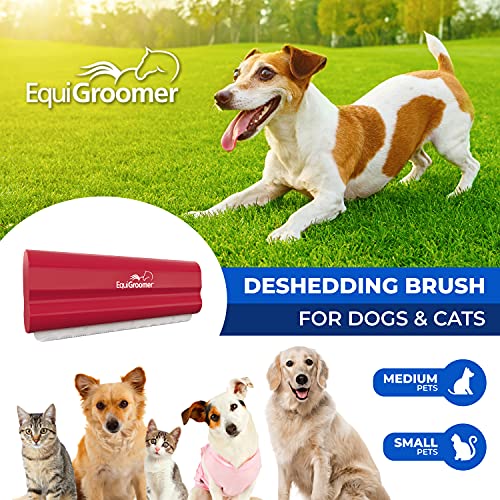 5 Inch Undercoat Deshedding Brush for Dogs & Cats (5 Inch / Red)