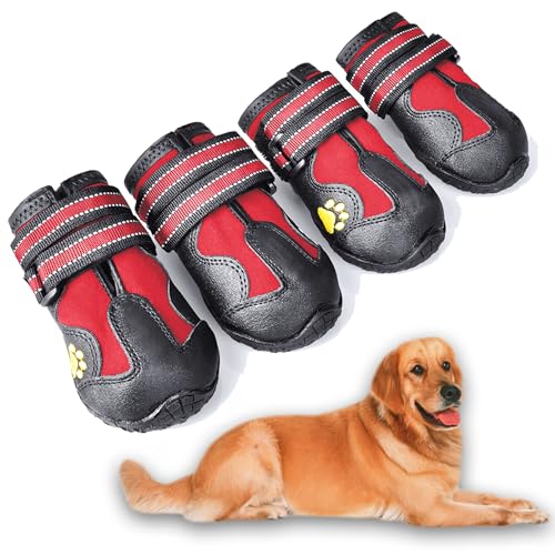 Dog Shoes for Hot Pavement (Size 2 / Red)