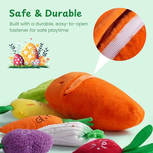 Carrot Dog Toys (Squeaky Carrots)