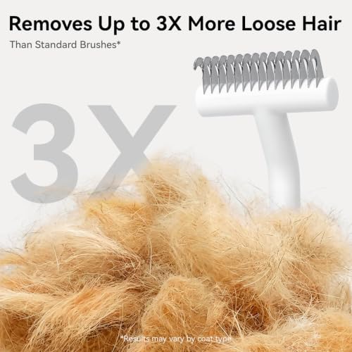 Undercoat Rake for Dogs (White)