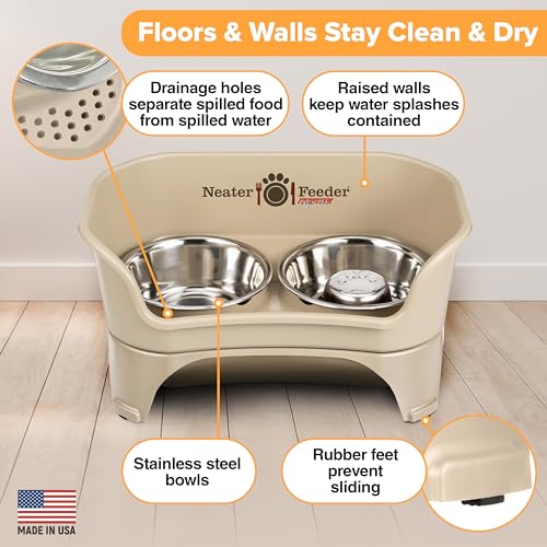 Express Model w (Medium to Large w/ Metal Slow Feed Bowl / Almond)