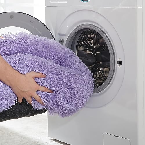 Calming Dog Bed & Cat Bed (Purple / 27.0"L x 27.0"W x 8.0"Th)