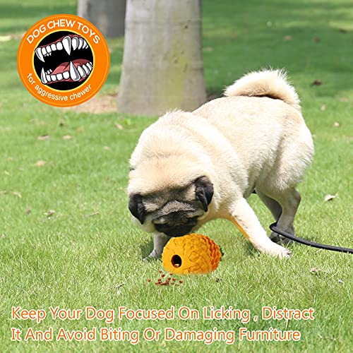 Indestructible Pineapple Dog Toy (4.3 In)
