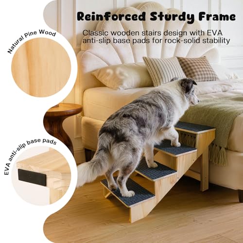 4 Step Dog Stairs for Large Dogs (4-Step)