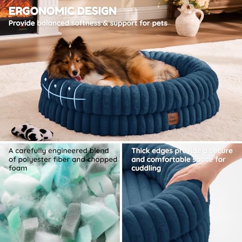 Orthopedic Dog Bed (Navy / M(30*24*7))