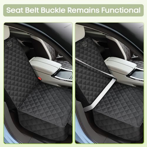 Front Seat Cover for Dogs with Side Flaps