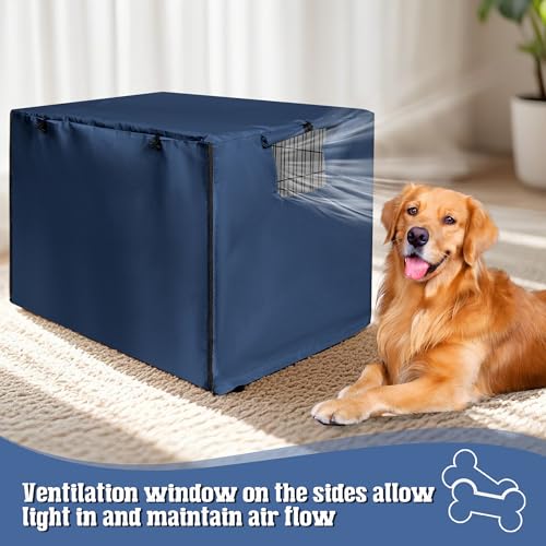 Replacement Dog Crate Cover (Navy Blue / 48 inch)