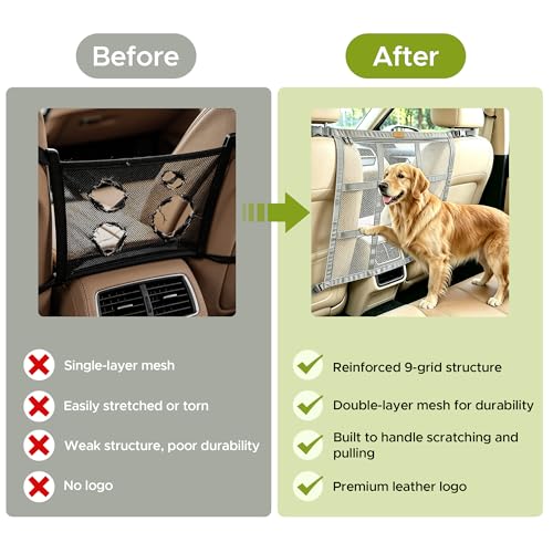Dog Car Barrier (Grey)