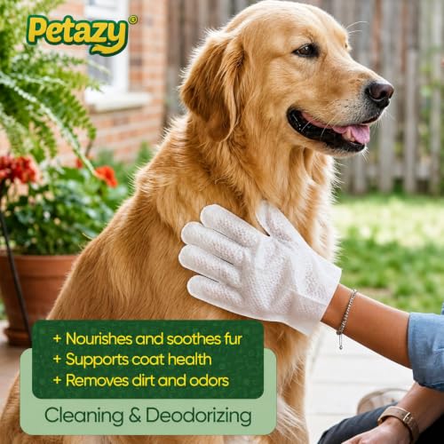 Pet Glove Wipes for Dogs & Cats (2x25 Glove Wipes)