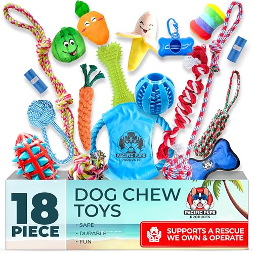 Dog Chew Toys (18 Count / 18 Pack - Classic)