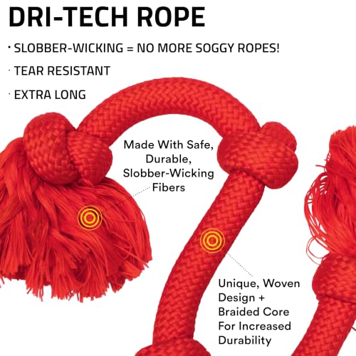 Tug Rope Dog Toys for Large Breed Dogs (Mega / Beef)