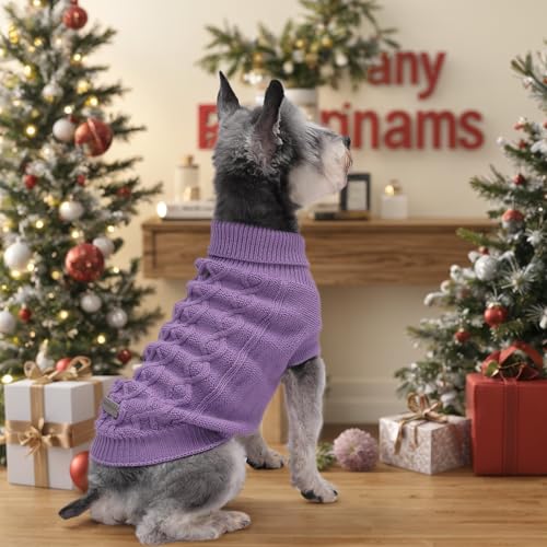 Small Dog Sweaters (purple / X-Small)