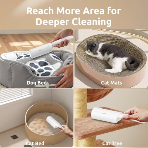Mini Pet Hair Remover for Clothes (White-mini)