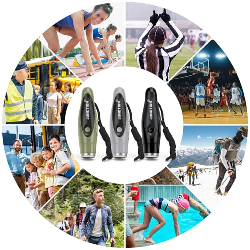 3 Pack Electronic Whistles (New in 3 Colors)