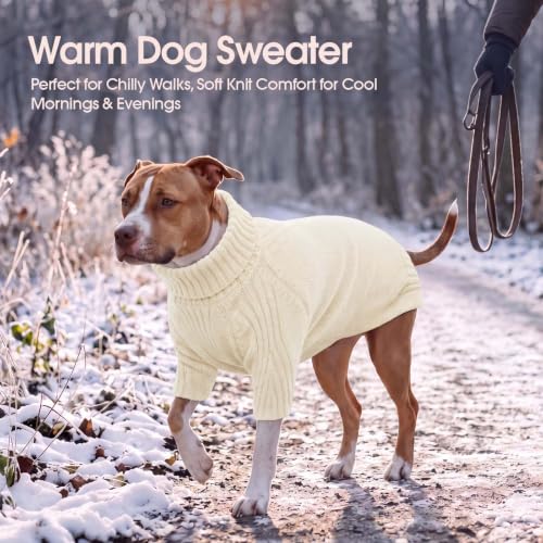 XXXL Dog Sweater (White / XXX-Large)
