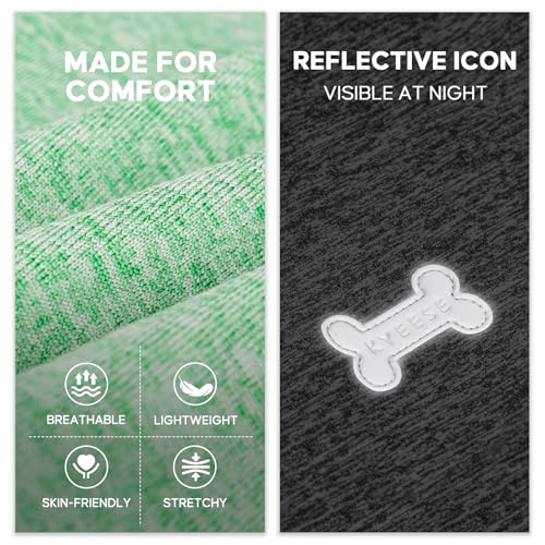 2Pack Dog Shirt for Large Dogs Sun Protection Tank Top for Summer (XXX-Large (55-75lbs) / 8# 2Pack (Grey+Dark Green))
