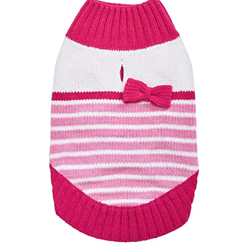 Pinky Princess Designer Chenille Dog Sweater in Pinky Princess (16 inch / Pinky Princess)
