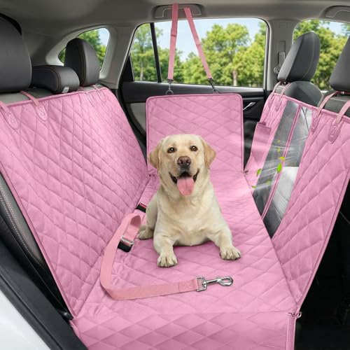 Dog Car Seat Cover (Pink / Standard (53.9*57.9 ))