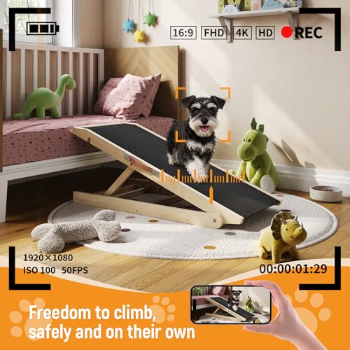 40" Dog Ramp for Couch & Low Bed (40x16Inch)