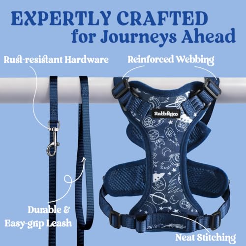 Cat Harness and Leash Set (S / Cosmic Ace)