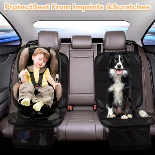 Car Seat Protector (Black Red / 1PS)