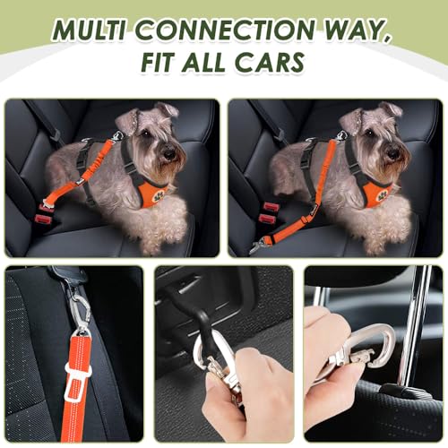 Dog Car Harness Seat Belt (X-Small / ·Orange)