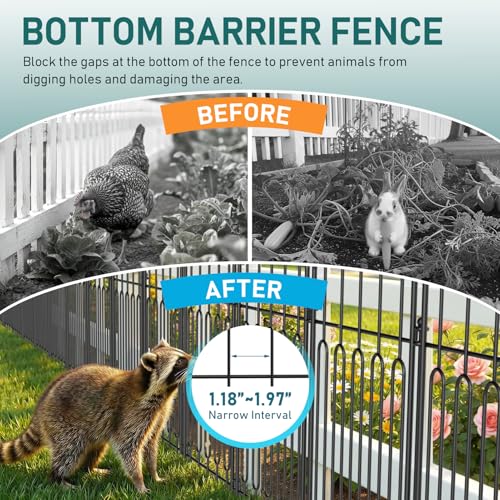 Garden Fence Total 25ft (Square arch with Curved)