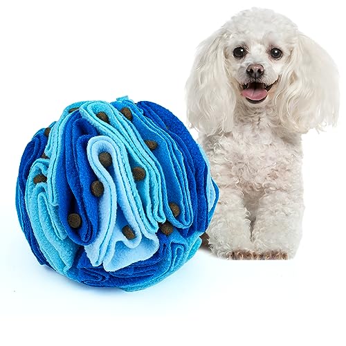 Pet Snuffle Ball (Ocean blue / 15cm)