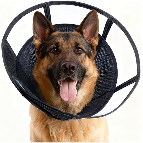 Soft Dog Cone (Black / XL(Neck:18.25-23.25"))