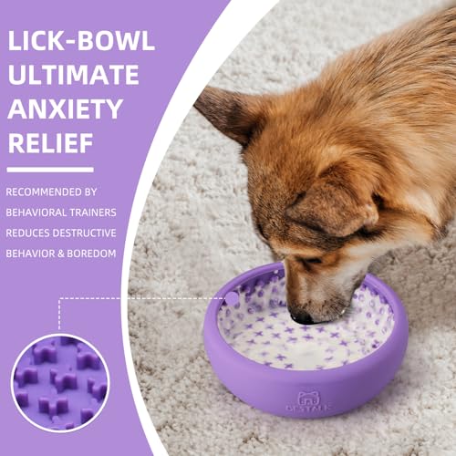 Dog Lick Bowl (Small / Purple)