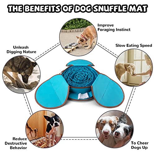 Pet Snuffle Mat for Dogs (blue)