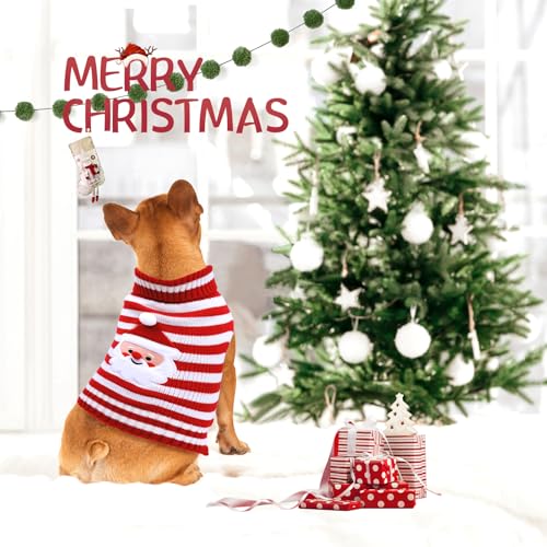 3 Pack Halloween Thanksgiving Christmas Dog Cat Knit Sweater Set (Halloween&Xmas Set / X-Large)