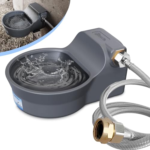 Automatic Dog Water Dispenser with Anti (68 oz / Gray)