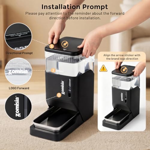 3 Gallon Automatic Dog Water Dispenser Gravity Extra Large Capacity (Black / 11L)