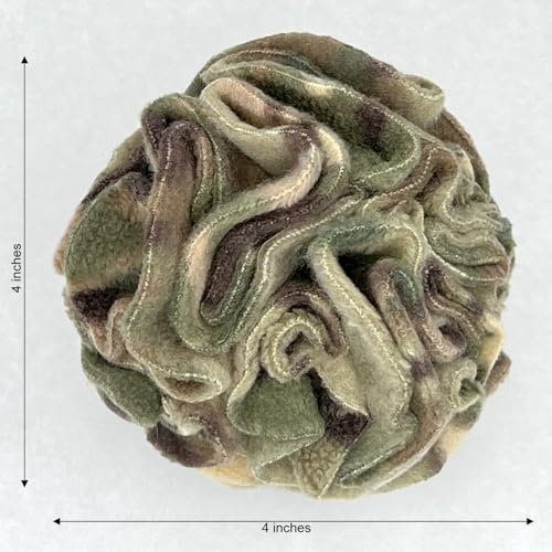 Puppy and Small Breed Snuffle Dog Puzzle Ball Toy Camouflage (Camouflage / Small)