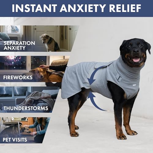 Anxiety Relief Vest for Dogs (04 Grey / 3XL)
