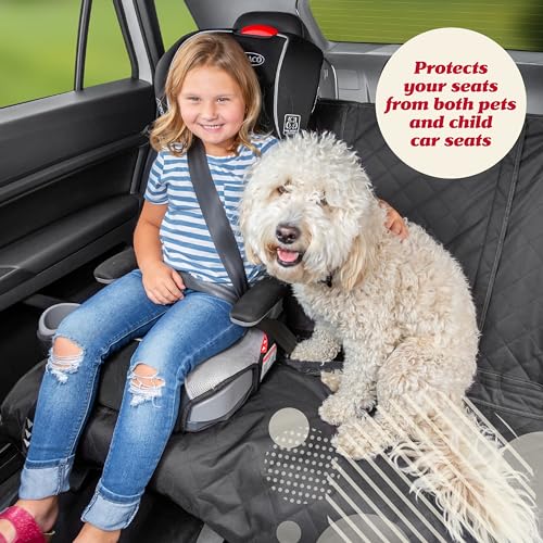 Dog Car Seat Cover (- Premium Edition - Black)