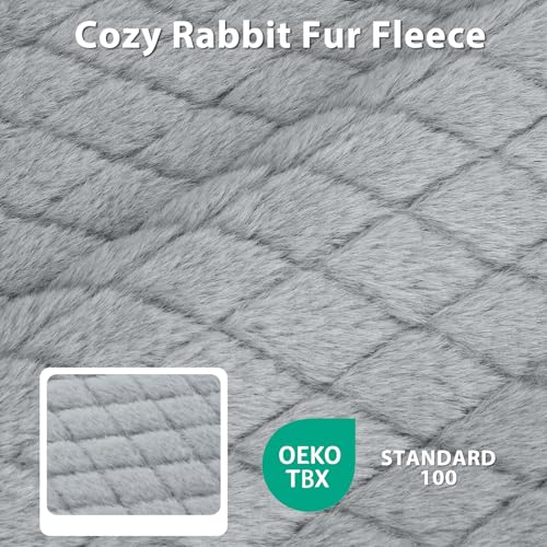 XL Dog Beds Large Sized Dog (XL(41"x27") / Light Grey)