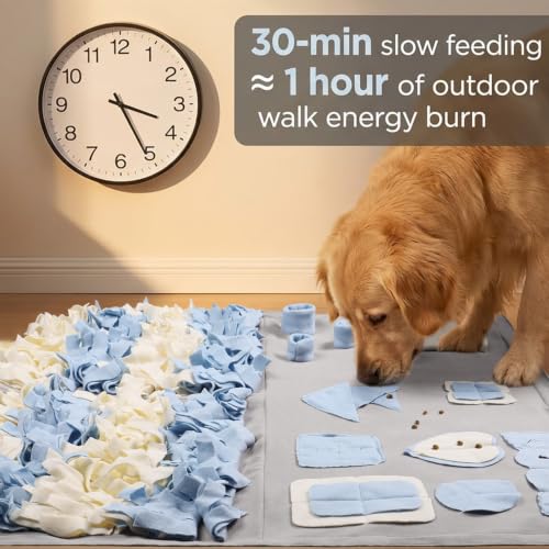 Snuffle Mat for Dogs (Grey / Large 38x38 inch)