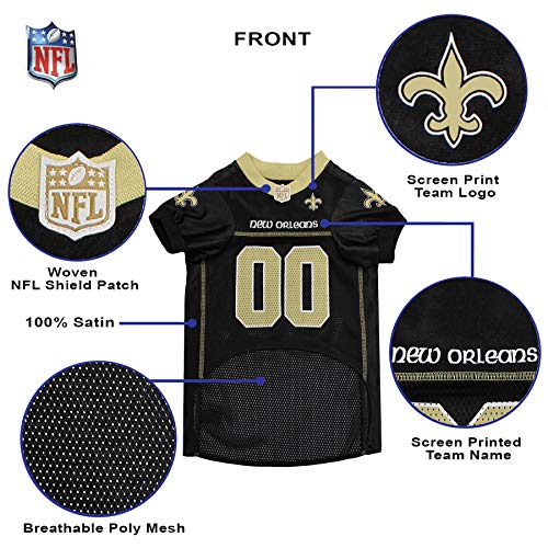 NFL New Orleans Saints Dog Jersey (New Orleans Saints / X-Large)