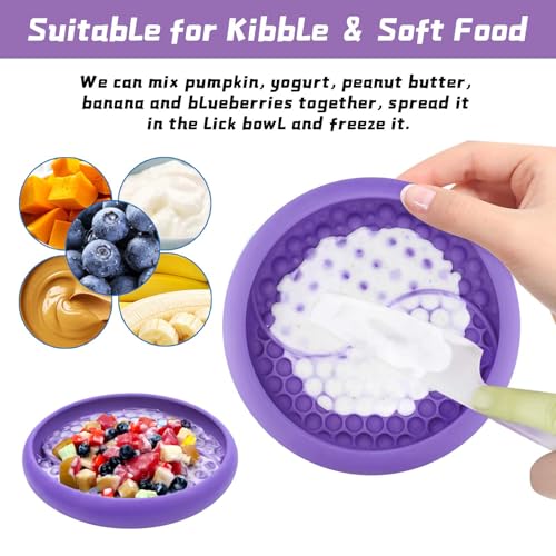 Dog Lick Bowl (Purple / Small)