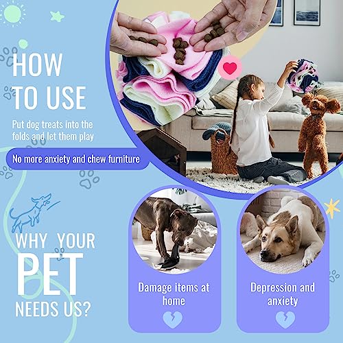 Pet Snuffle Ball (Classic pink blue white / 15cm)