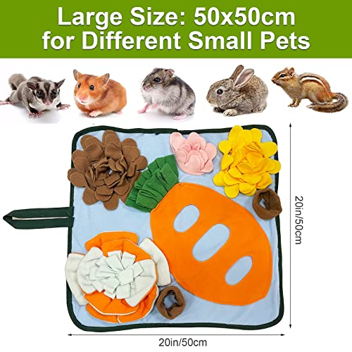 Rabbit Foraging Mat Hay Feeder Toys (Size M: 50*50cm)