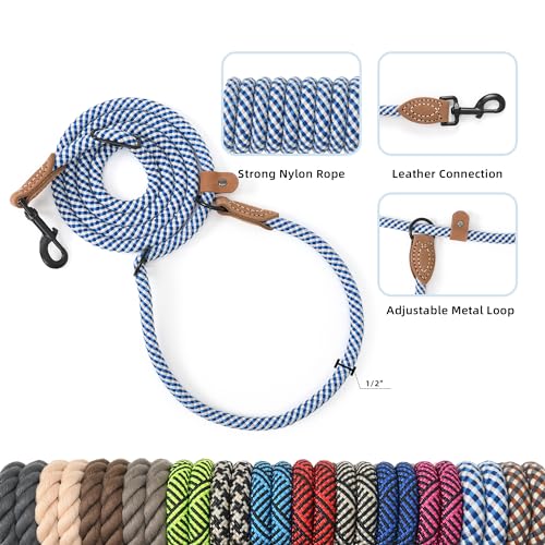 Hands Free Dog Leash (Blue Gray / 8FT Hands Free)