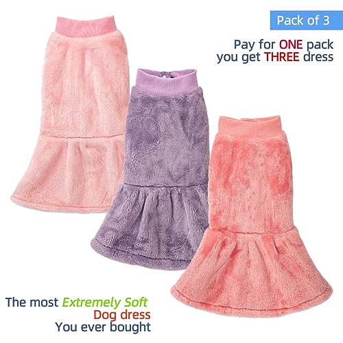 Small Dog Dress Clothes (Pink,Violet,Rosepink / Medium)