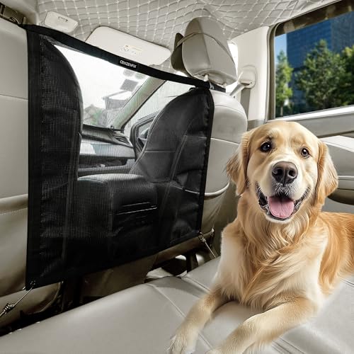 Universal Dog Car Net Barrier (Black)
